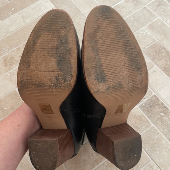 Madewell Black Leather Heeled Booties - Picture 5 of 5
